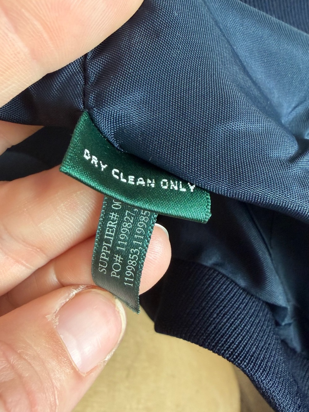 Classic Ralph Lauren Navy Wool Blazer with Embroidered Beaded Crest Old Money - Picture 9 of 12